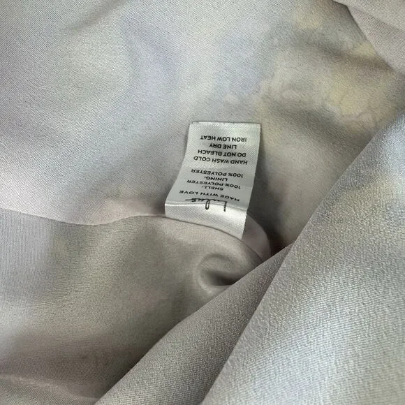 Lulus Dress Womens Small Blue Floral Print Cutouts Maxi Slit It's a Perfect Pick - Picture 5 of 12